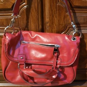 Nine West Red fold over bag